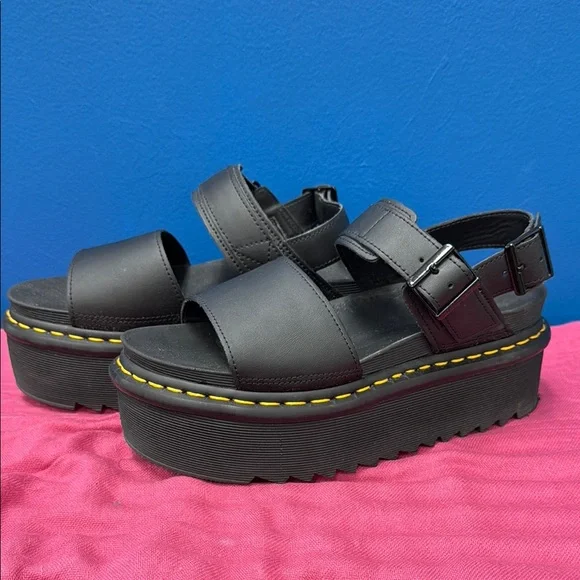 Dr. Martens | Shoes | Dr Martens Black Platform Sandals With  display picture 3
